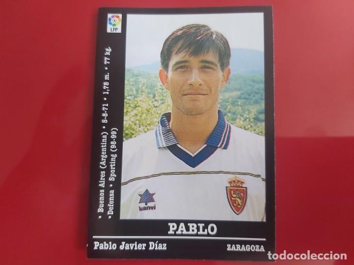 Fu&szlig;ball-Sticker: LIGA 2000 2001 00 01 CROMOS FUTBOL PANINI N&ordm;54 PABLO ZARAGOZA SIN PEGAR