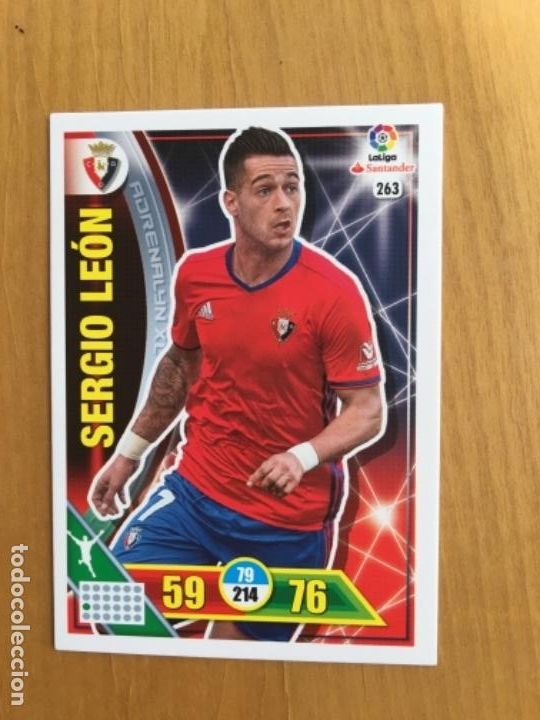 Cromos de f&uacute;tbol: Adrenalyn 16-17 Sergio Leon - Foto 1