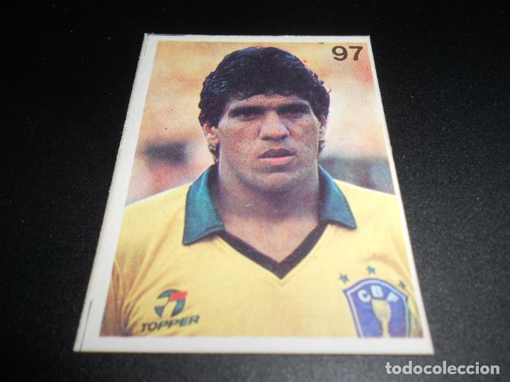 Fu&szlig;ball-Sticker: ERROR 97 SILAS BRASIL CROMOS FIFA WORLD CUP ITALY 90 MUNDIAL ITALIA 1990 REYAUCA