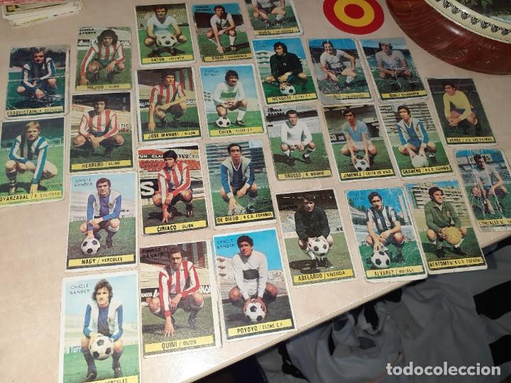 Cromos de F&uacute;tbol: Lote de 26 comos de f&uacute;tbol chicle Sanber.Liga 1974 1975.