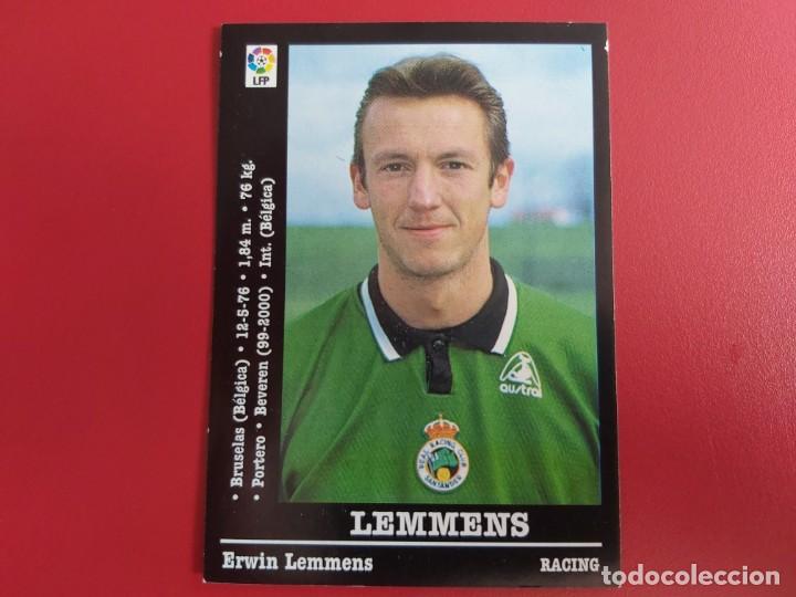 Cromos de Futebol: LIGA 2000 2001 00 01 CROMOS FUTBOL PANINI N&ordm;255.LEMMENS RACING DE SANTANDER SIN PEGAR