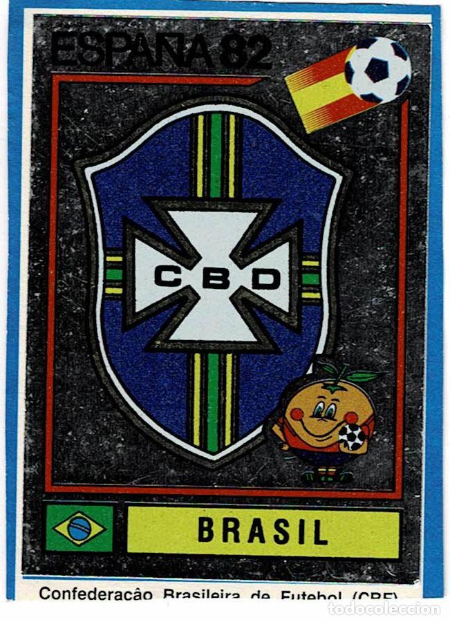 Cromo mundial españa 82 panini escudo brasil re - Vendido ...