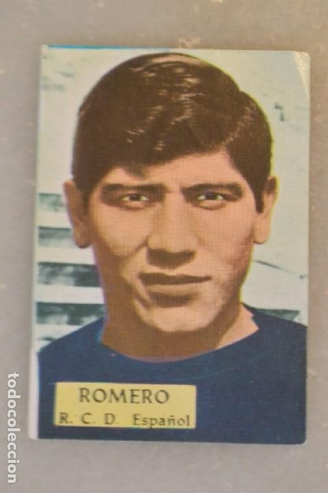 Cromos de f&uacute;tbol: CROMO ROMERO ESPA&Ntilde;OL BARCELONA, ALBUM FHER 1968/69 APAISADO 1&ordf; Y 2&ordf; DIVISI&Oacute;N. NUNCA PEGADO