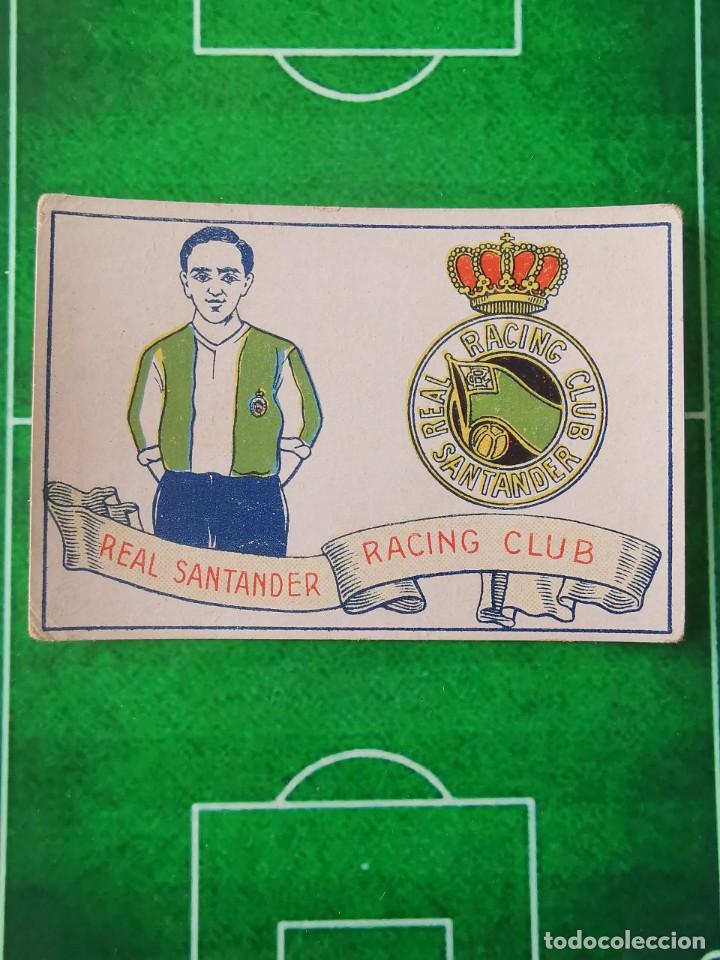 Fu&szlig;ball-Sticker: CROMO F&Uacute;TBOL CHOCOLATES AMATLLER 1929 COLECCI&Oacute;N DE 50 CROMOS N&ordm; 26 REAL SANTANDER RACING CLUB