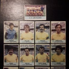 Cromos de Fútbol: 13 CROMOS LAS PALMAS EQUIPO COMPLETO. MATEO MIRETE 1982/1983 82/83. DESPEGADOS. VER FOTOS