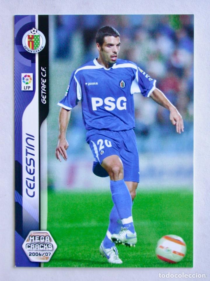 Cromos de f&uacute;tbol: 136 CELESTINI DEL GETAFE DE MEGACRACKS DEL 2006-2007 DE PANINI - Foto 1