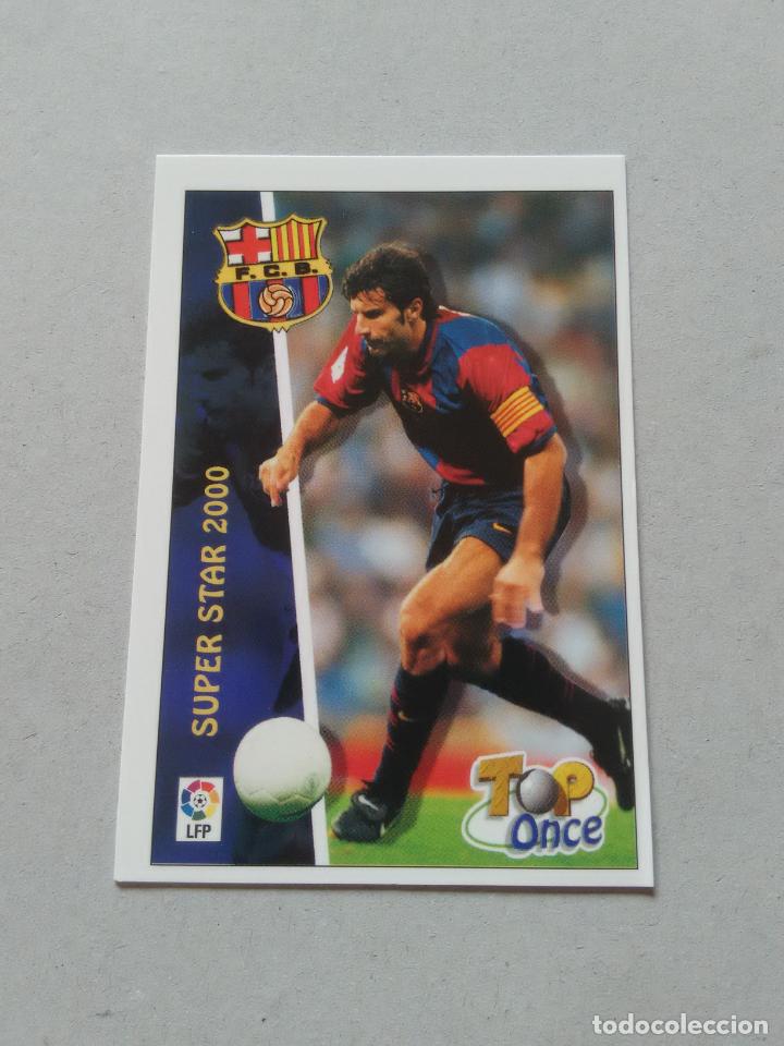 nº 577 luis figo super star top once barcelona - Compra venta en