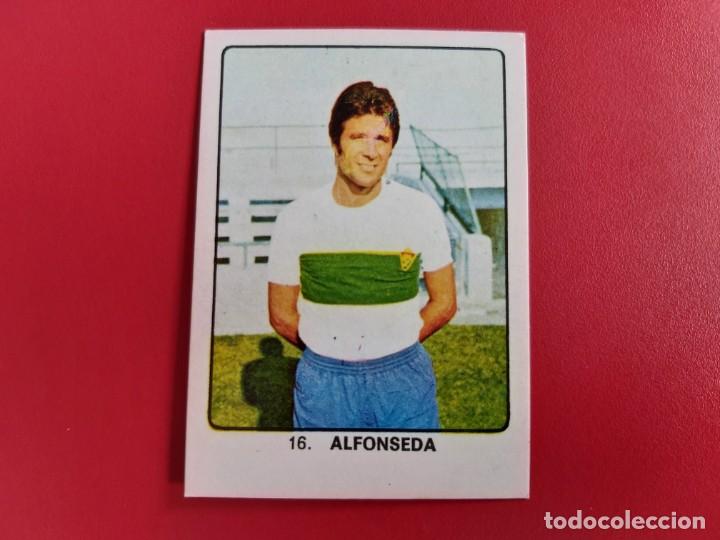 Fu&szlig;ball-Sticker: CAMPEONES DEL DEPORTE MUNDIAL CROMOS N&ordm;16 ALFONSEDA-ELCHE EDICIONES KEISA 1974 SIN PEGAR DOBLE IMAG