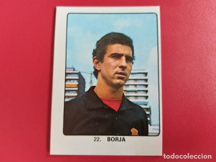 Fu&szlig;ball-Sticker: CAMPEONES DEL DEPORTE MUNDIAL CROMOS N&ordm;22 BORJA-ESPANYOL EDICIONES KEISA 1974 SIN PEGAR