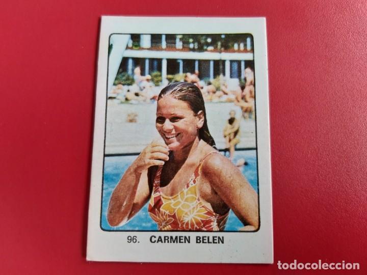 Fu&szlig;ball-Sticker: CAMPEONES DEL DEPORTE MUNDIAL CROMOS N&ordm;96 CARMEN BELEN EDICIONES KEISA 1974 SIN PEGAR