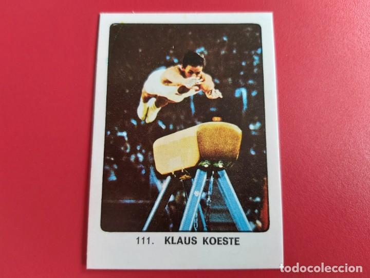 Fu&szlig;ball-Sticker: CAMPEONES DEL DEPORTE MUNDIAL CROMOS N&ordm;111 KLAUS KOESTE EDICIONES KEISA 1974 SIN PEGAR