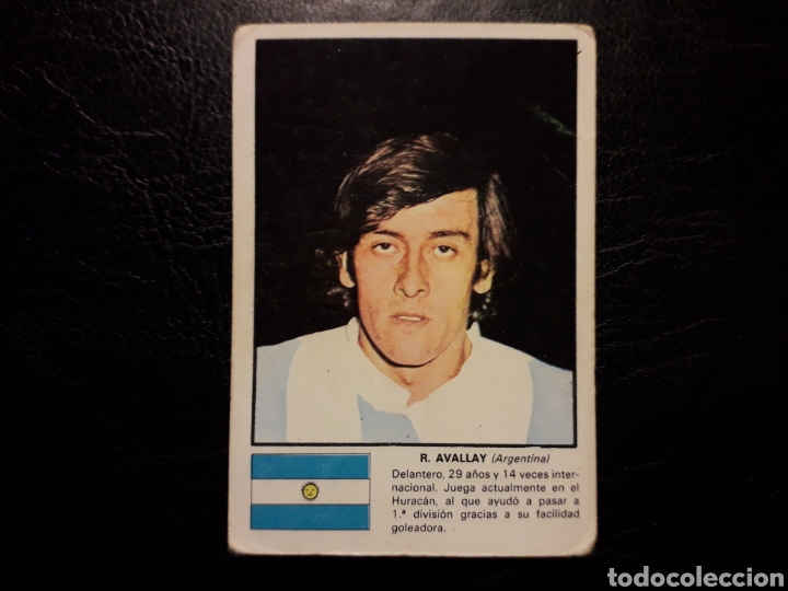 Figurine di Calcio: AVALLAY ARGENTINA. ASES DEL X MUNDIAL DE F&Uacute;TBOL ALEMANIA 74. FHER DISGRA. SIN PEGAR. VER FOTOS