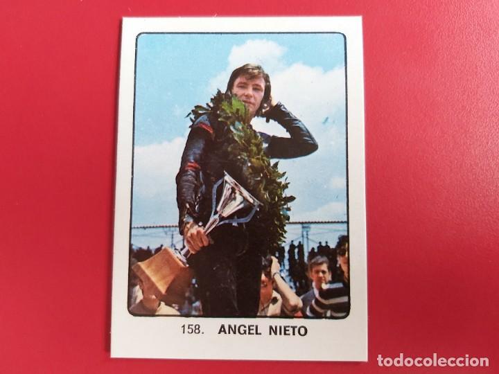 Fu&szlig;ball-Sticker: CAMPEONES DEL DEPORTE MUNDIAL CROMOS N&ordm;158 ANGEL NIETO EDICIONES KEISA 1974 SIN PEGAR