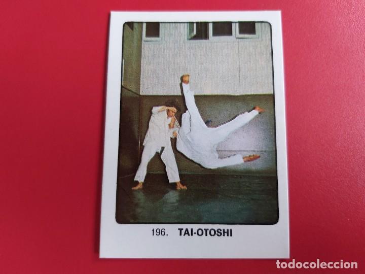 Fu&szlig;ball-Sticker: CAMPEONES DEL DEPORTE MUNDIAL CROMOS N&ordm;196 TAI-OTOSHI EDICIONES KEISA 1974 SIN PEGAR