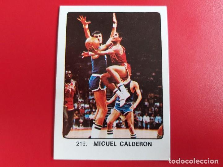 Football Stickers: CAMPEONES DEL DEPORTE MUNDIAL CROMOS N&ordm;219 MIGUEL CALDERON EDICIONES KEISA 1974 SIN PEGAR