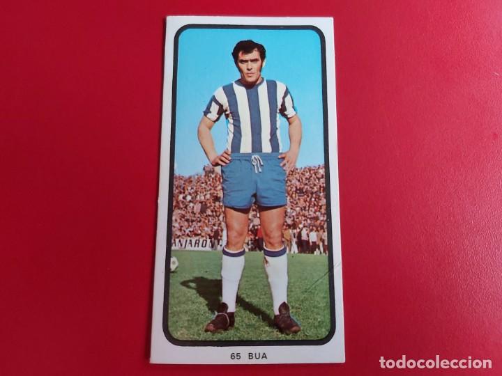 Football Stickers: CAMPEONATOS NACIONALES FUTBOL 1973-1974 CROMO N&ordm;65 BUA-MALAGA RUIZ ROMERO