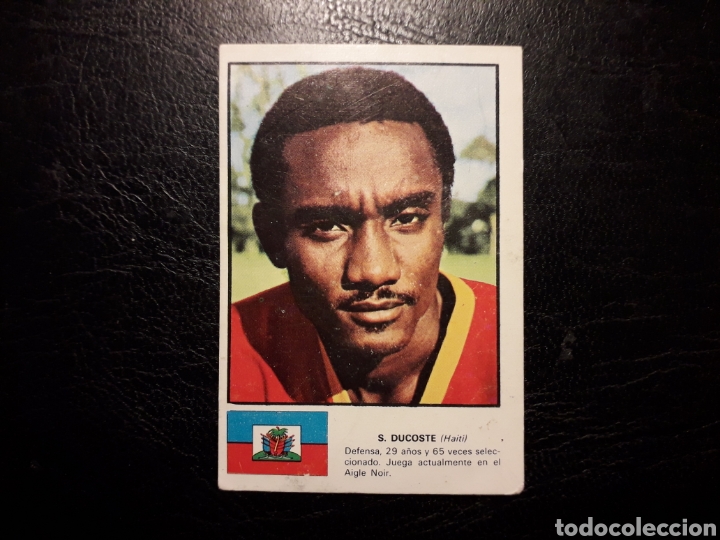Cromos de f&uacute;tbol: DUCOSTE HAIT&Iacute; ASES DEL X MUNDIAL DE F&Uacute;TBOL ALEMANIA 74. FHER DISGRA. SIN PEGAR. VER FOTOS