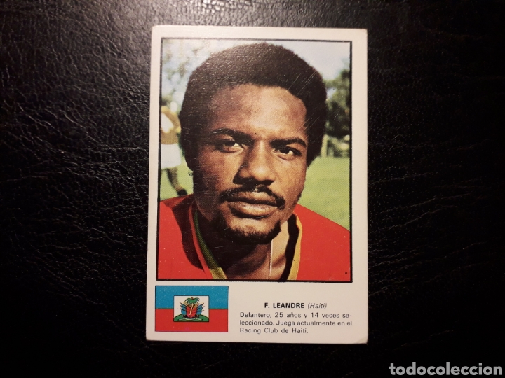 Cromos de f&uacute;tbol: LEANDRE HAIT&Iacute; ASES DEL X MUNDIAL DE F&Uacute;TBOL ALEMANIA 74. FHER DISGRA. SIN PEGAR. VER FOTOS