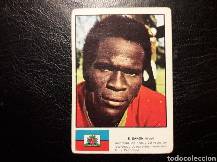 Cromos de f&uacute;tbol: SANON HAIT&Iacute; ASES DEL X MUNDIAL DE F&Uacute;TBOL ALEMANIA 74. FHER DISGRA. SIN PEGAR. VER FOTOS