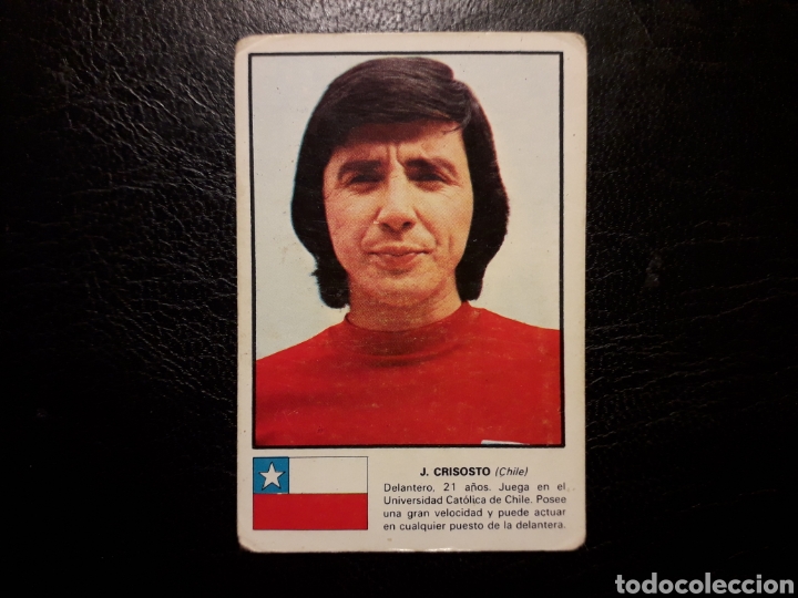Cromos de f&uacute;tbol: CRISOSTO CHILE ASES DEL X MUNDIAL DE F&Uacute;TBOL ALEMANIA 74. FHER DISGRA. SIN PEGAR. VER FOTOS