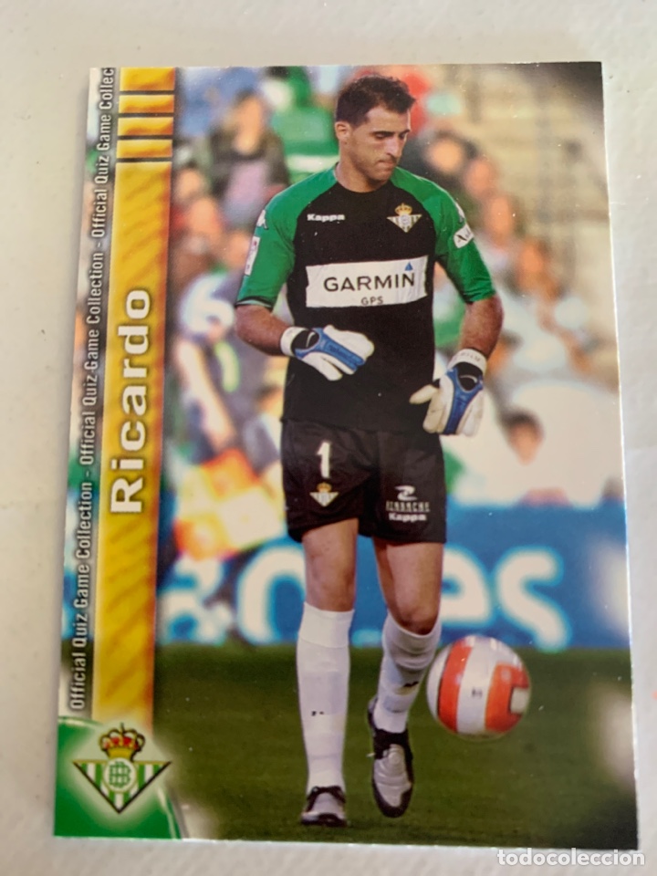Cartes &agrave; collectionner de Football: 715 RICARDO BETIS MUNDICROMO MC - FICHAS QUIZ LIGA 2009 2010 09 10