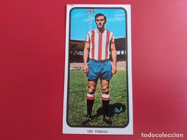 Cartes &agrave; collectionner de Football: CAMPEONATOS NACIONALES FUTBOL 1973-1974 CROMO N&ordm;153 FANJUL-SPO. DE GIJON RUIZ ROMERO