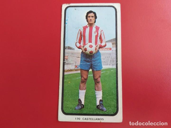 Football Stickers: CAMPEONATOS NACIONALES FUTBOL 1973-1974 N&ordm;170 CASTELLANOS-GRANADA RUIZ ROMERO TRASERA VALE