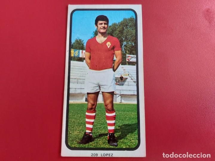 Football Stickers: CAMPEONATOS NACIONALES FUTBOL 1973-1974 N&ordm;209 LOPEZ-MURCIA RUIZ ROMERO