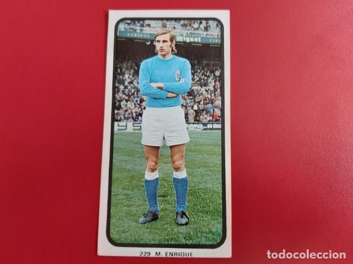 Football Stickers: CAMPEONATOS NACIONALES FUTBOL 1973-1974 N&ordm;229 M.ENRIQUE-OVIEDO RUIZ ROMERO