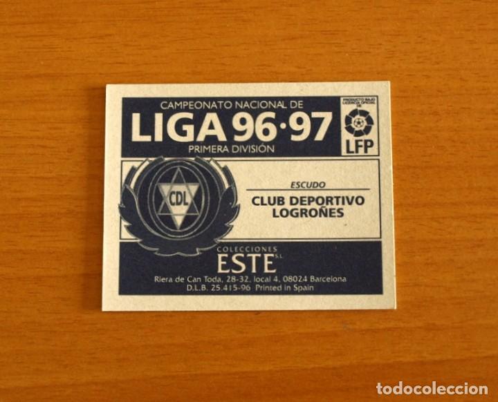 Cromos de f&uacute;tbol: Logro&ntilde;&eacute;s - Escudo - Ediciones Este 1996-1997, 96-97 - Nunca pegado - Foto 2
