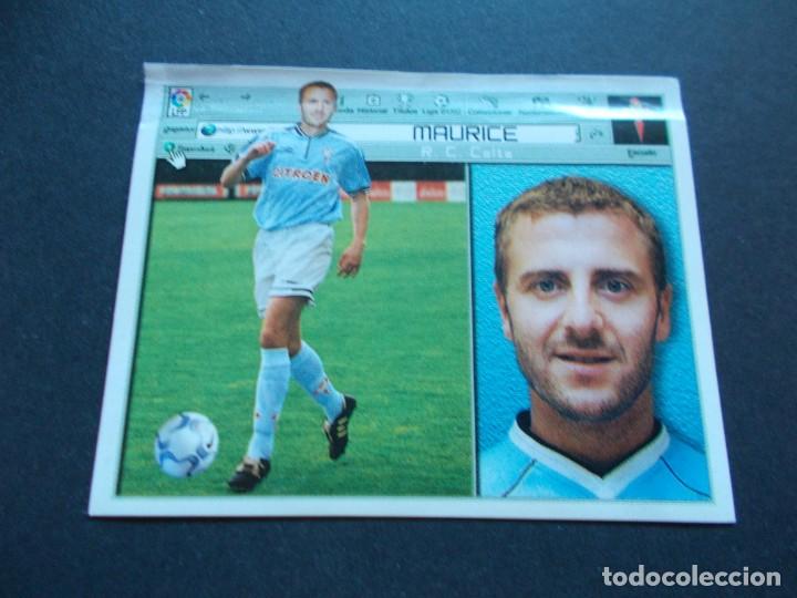 Cromos de f&uacute;tbol: ESTE 01-02 MAURICE CELTA CROMO DIFICIL VENTANILLA - Foto 1