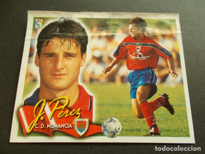 Cromos de f&uacute;tbol: ESTE 00-01 BAJA JORGE PEREZ NUMANCIA VENTANILLA CON TODA LA TRASERA - Foto 1