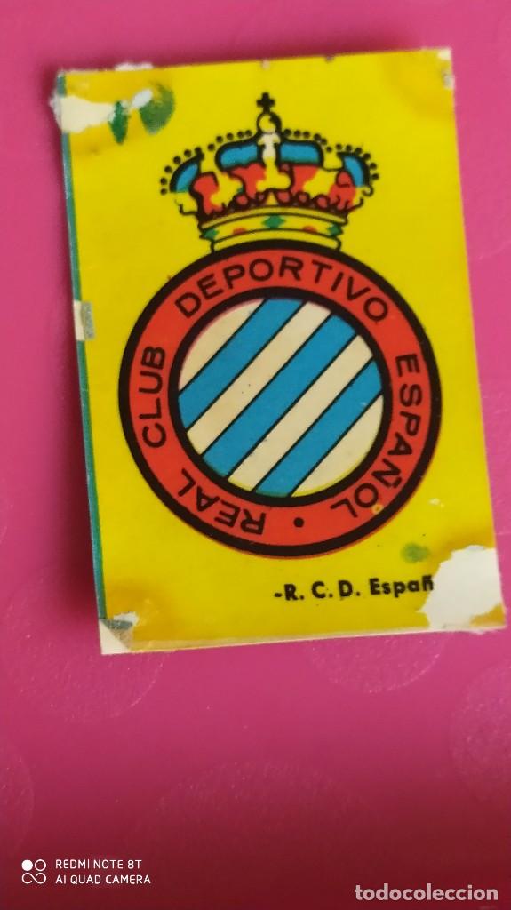 Figurine di Calcio: ESCUDO ESPA&Ntilde;OL FHER 67 68 1967 1968 CON TRASERA