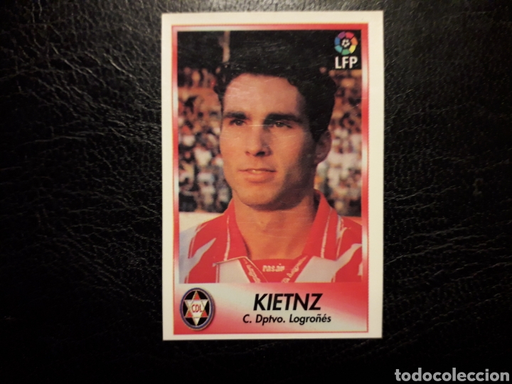 Figurine di Calcio: KIETNZ LOGRO&Ntilde;&Eacute;S N&deg; 139 BOLLYCAO 1996-1997 96-97. SIN PEGAR. FOTOS FRONTAL Y TRASERA