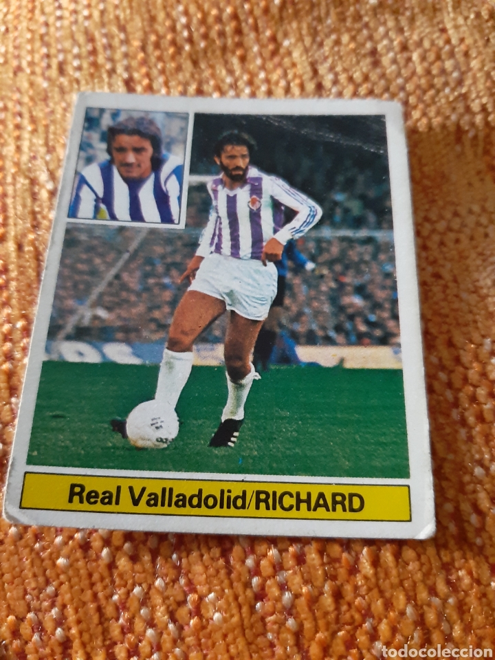Cromos de f&uacute;tbol: EDICIONES ESTE 81 82 REAL VALLADOLID RICHARD - Foto 1