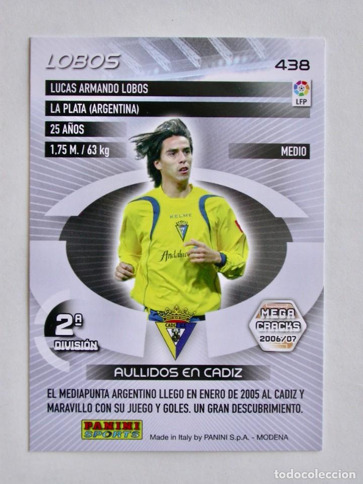 Cromos de f&uacute;tbol: 438 LOBOS DE MEGACRACKS DEL 2006-2007 DE PANINI - Foto 2