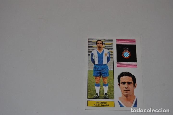 Cromos de F&uacute;tbol: CROMO DE DIEGO FHER CAMPEONATO DE LIGA 1974-75 NUNCA PEGADO
