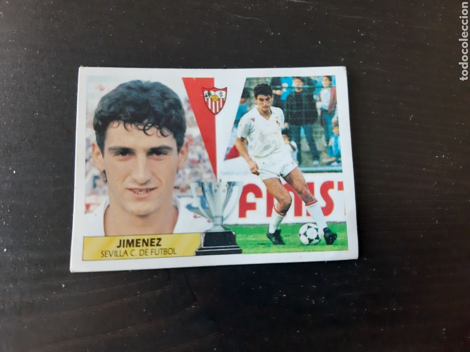 Cromos de f&uacute;tbol: EDICIONES ESTE 87 88 JIMENEZ SEVILLA NUEVO - Foto 1