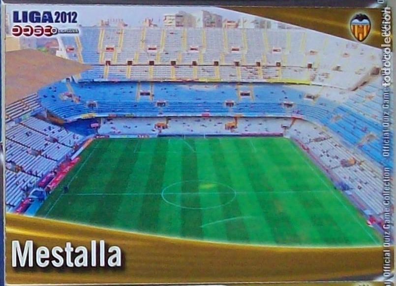 Cromos de F&uacute;tbol: 56 MESTALLA ESTADIO FICHA ALBUM MUNDICROMO 2011 2012 11 12