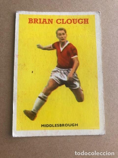 Cromos de Futebol: FOOTBALL QUIZ A&Ntilde;OS 60 MIDDLESBROUGH BRIAN CLOUGH 4 C1