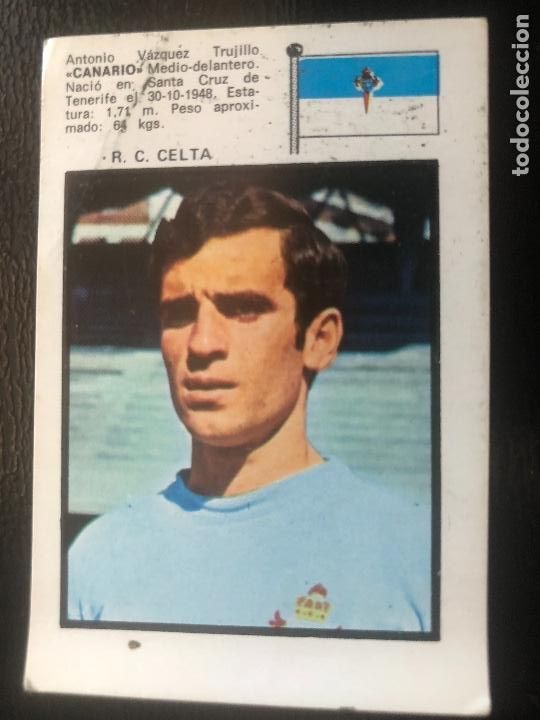 Figurine di Calcio: CROMO FUTBOL NUNCA PEGADO EDITORIAL FHER CAMPEONATO NACIONAL LIGA 71-72 R,C CELTA CANARIO