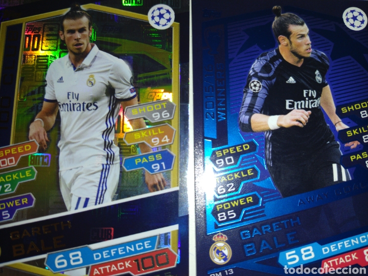Cromos de f&uacute;tbol: BALE Real Madrid 2016-17 MATCH ATTAX - Foto 1