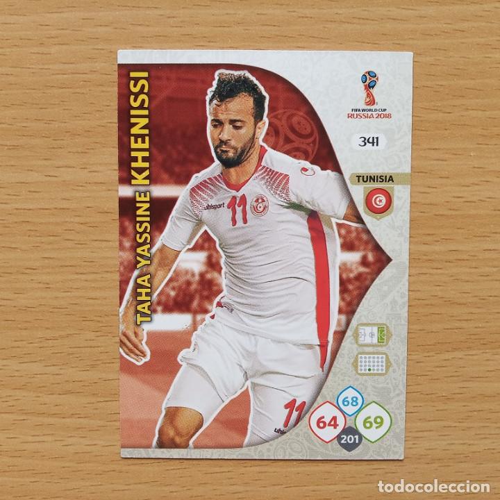 Cartes &agrave; collectionner de Football: 341 KHENISSI TUNEZ WORLD CUP 2018 RUSIA MUNDIAL 18 ADRENALYN XL PANINI