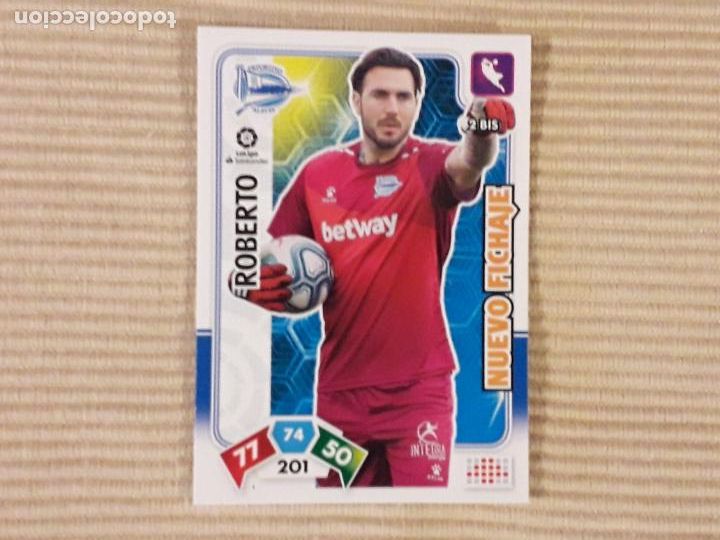 Fu&szlig;ball-Sticker: 2 BIS ROBERTO (NUEVO FICHAJE) DEPORTIVO ALAV&Eacute;S LIGA 19-20 (2019 2020) ADRENALYN XL