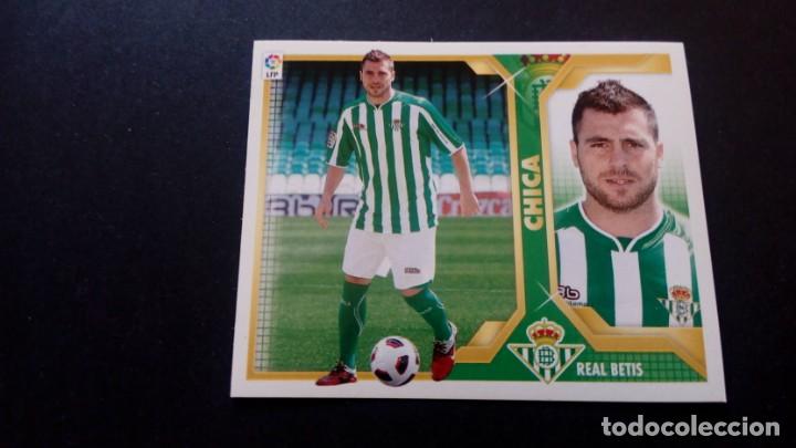 Cromos de F&uacute;tbol: 6A CHICA BETIS SIN PEGAR PANINI EDICIONES ESTE LIGA 2011 2012 11 12
