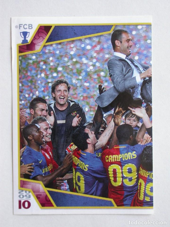 Cromos de f&uacute;tbol: CROMO 12 DEL BAR&Ccedil;A DE LAS SEIS COPAS DE 2009-2010 DE PANINI - Foto 1