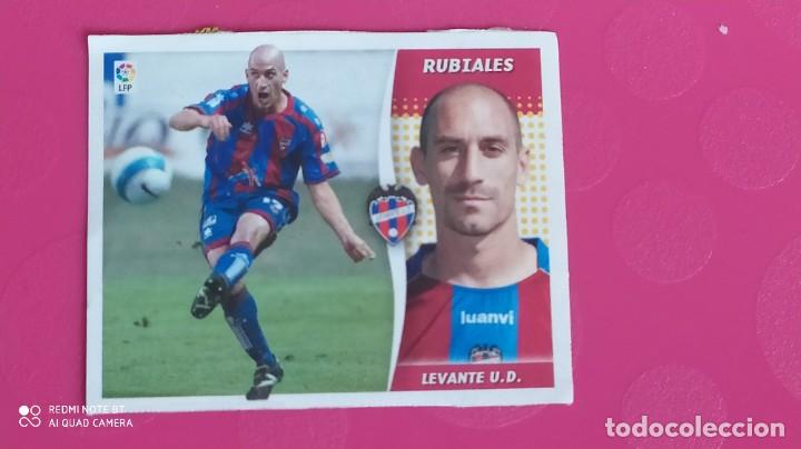 Cromos de F&uacute;tbol: MERCADO DE INIVIERNO RUBIALES LEVANTE ESTE 06 07 2006 2007