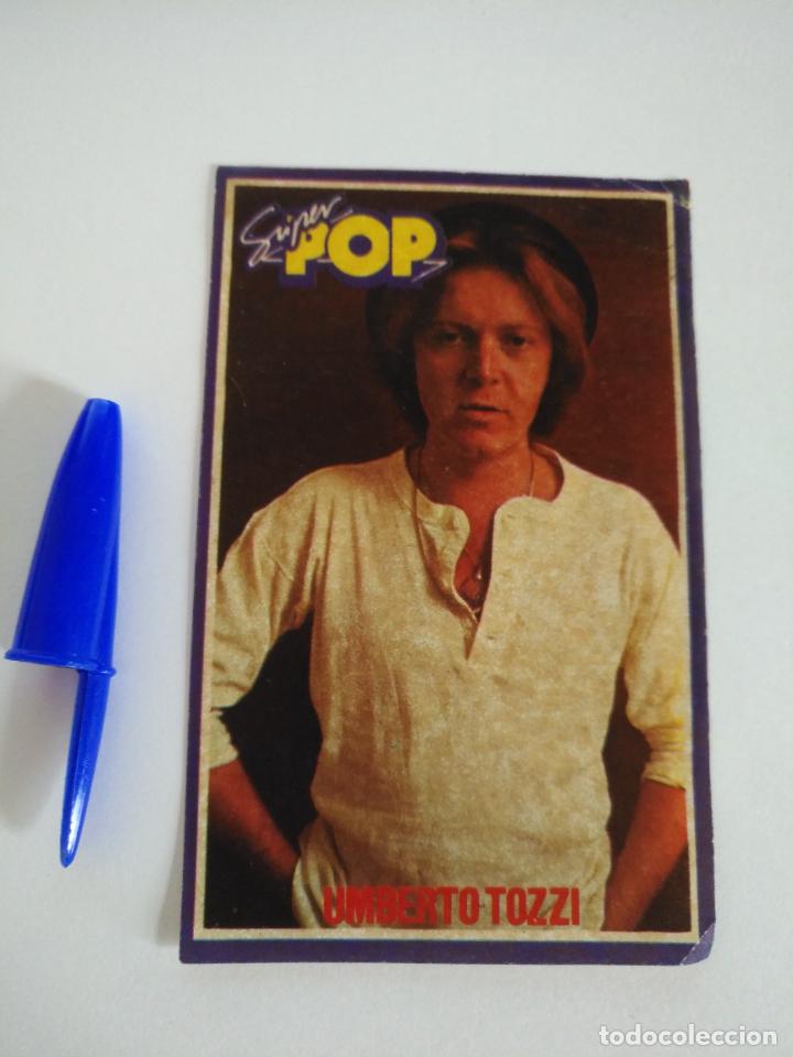 Cromos de F&uacute;tbol: PEGATINA CROMO ADHESIVO SIN TRASERA - SUPER POP MUSICAL UMBERTO TOZZI