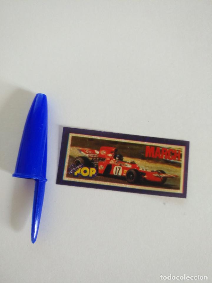 Cromos de F&uacute;tbol: PEGATINA CROMO ADHESIVO SIN TRASERA - SUPER POP COCHES CARRERAS MARCH