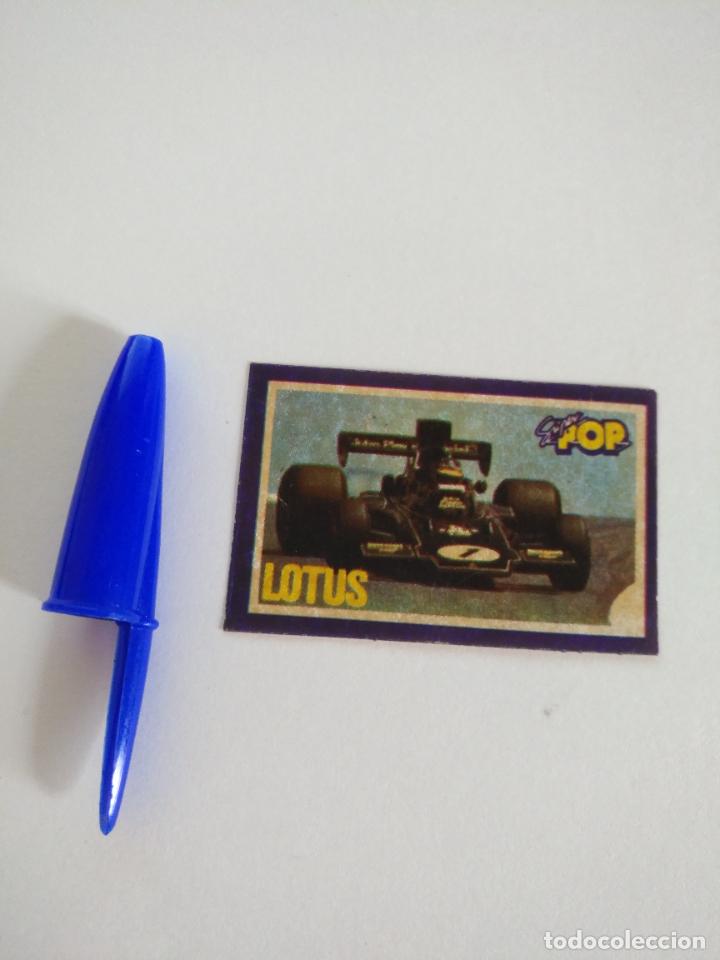 Cromos de F&uacute;tbol: PEGATINA CROMO ADHESIVO SIN TRASERA - SUPER POP - COCHES DE CARRERAS LOTUS